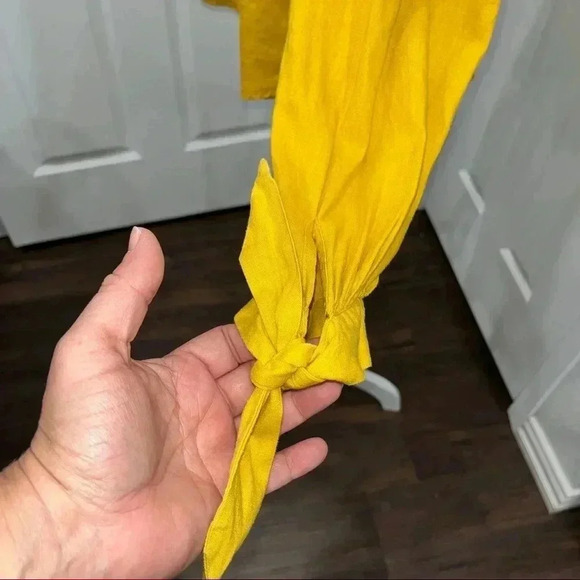 Urban Outfitters Linen Blend Boho Button front Blouse / shirt ❤️ - Picture 6 of 10